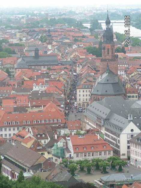 Городские крыши Гейдельберг, Германия
