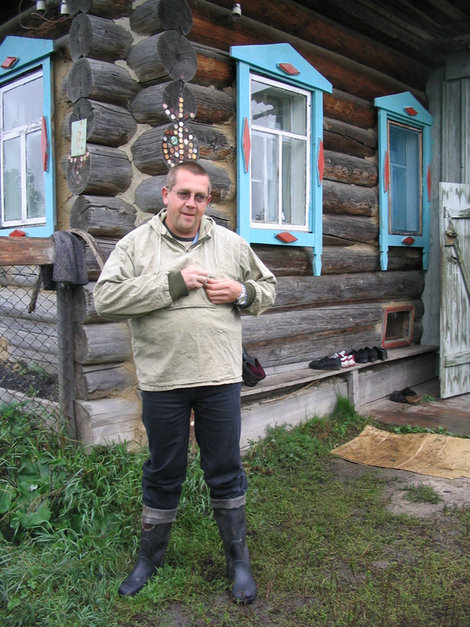 Викинг, приодетый для похода в тайгу Тобольск, Россия
