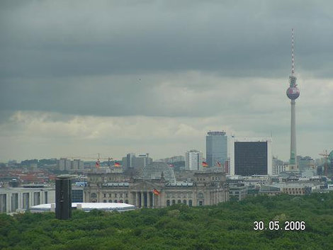Вид на рейхстаг Берлин, Германия