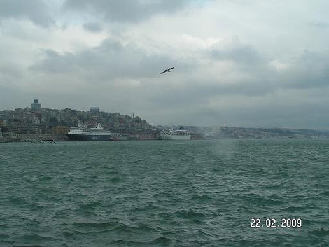 Город слился с водой Стамбул, Турция