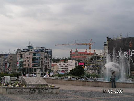 Перестройка центра Братислава, Словакия