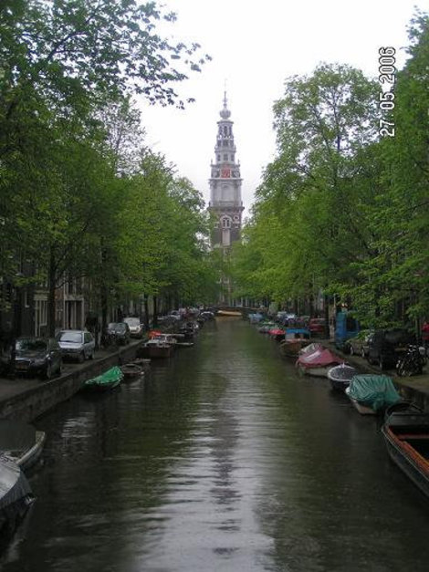 Стильный пейзаж Амстердам, Нидерланды