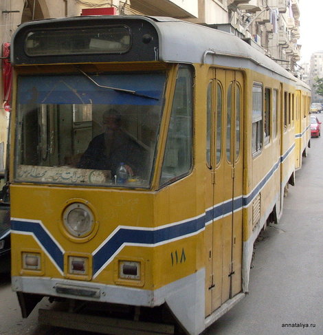 Александрия. Трамвай. Александрия, Египет