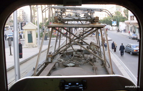 Александрия. Трамвай. Вид со второго этажа Александрия, Египет