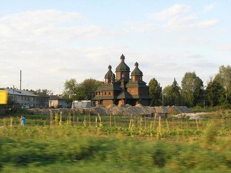 Новая церковь в Золочеве Подгорцы (Бродовский район), Украина