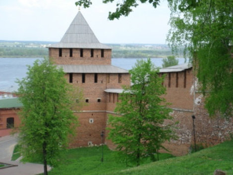 Стены и башни Нижегородского Кремля Нижний Новгород, Россия