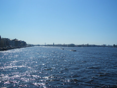 Вид с Троицкого моста Санкт-Петербург, Россия