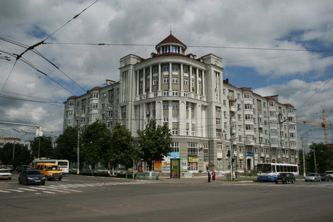 Современное жилое здание. Саранск, Россия
