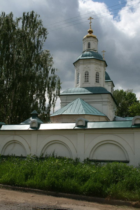 Предтеченская церковь 1835 года постройки. Ее недавно восстановили. Саранск, Россия