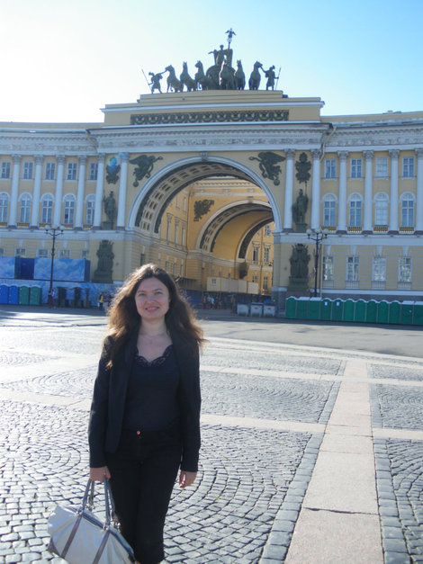 Вот мы и дошли до Дворцовой площади Санкт-Петербург, Россия