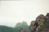 Вид на гору Индюк со скалы Индюшка