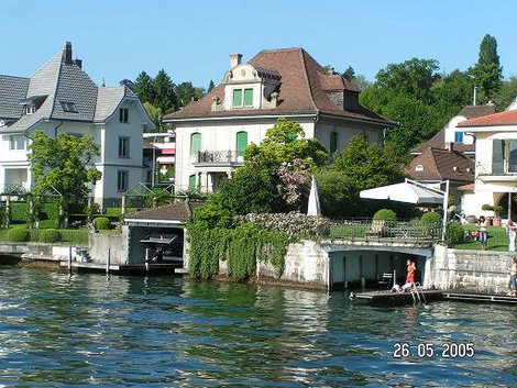 Дома с парковками для яхт Цюрих, Швейцария