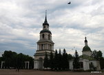 Слободской. Спасо-Преображенская церковь с колокольней