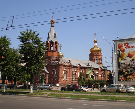 Никольская церковь Барнаул, Россия