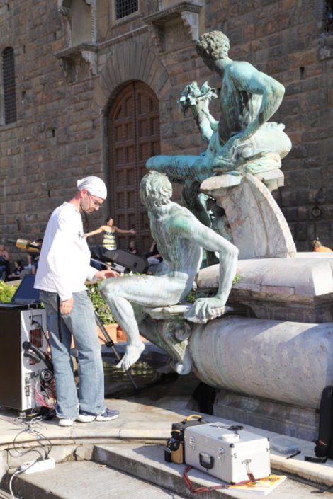 Мужской разговор (фонтан Нептуна) Флоренция, Италия
