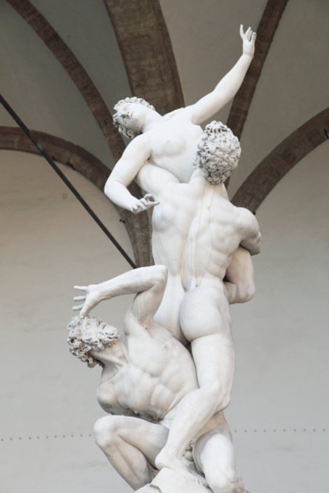 Похищение сабинянок Джамболоньи Флоренция, Италия