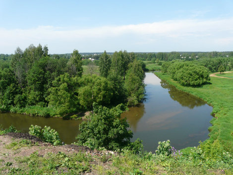 Вид с территории монастыря (Киржач)