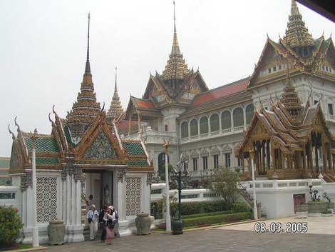 Подход ко дворцу Бангкок, Таиланд