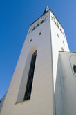 Церковь святого Олафа
Высота шпиля 123,7м, мы поднимались на смотровую площадку — 60 метров.