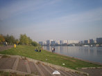 Москва-река в Марьине (нижнее течение)