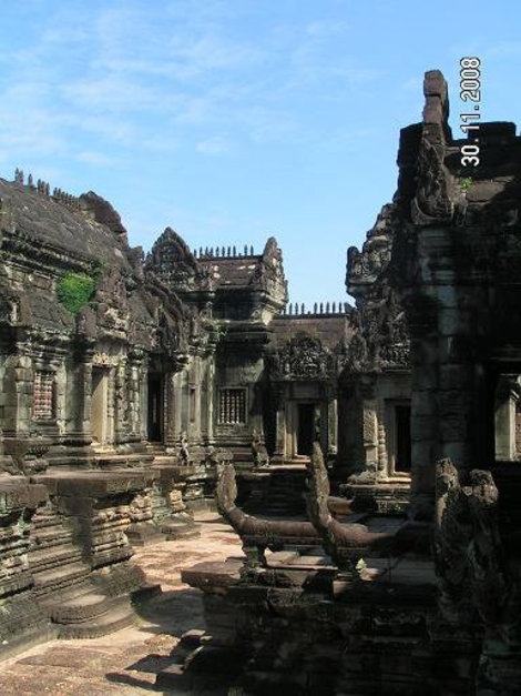Внутренние интерьеры Ангкор (столица государства кхмеров), Камбоджа