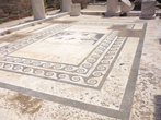 Мозаичный пол древнегреческой виллы на острове Делос