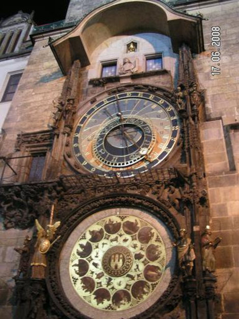 Самые знаменитые часы Чехии Прага, Чехия