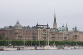 Вид на старый город с воды. Стокгольм расположен на 14 островах.