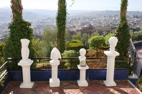 Фес. Вид с террасы отеля Марокко