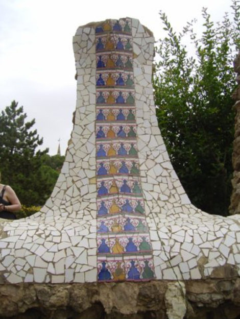 Мозаичный орнамент. Барселона, Испания