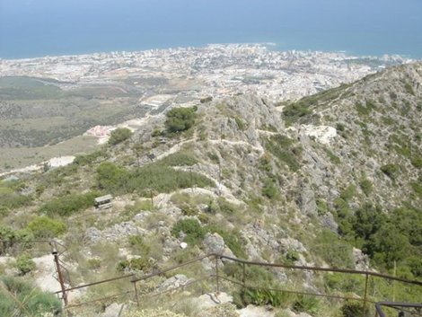 Вид с горы. Малага, Испания