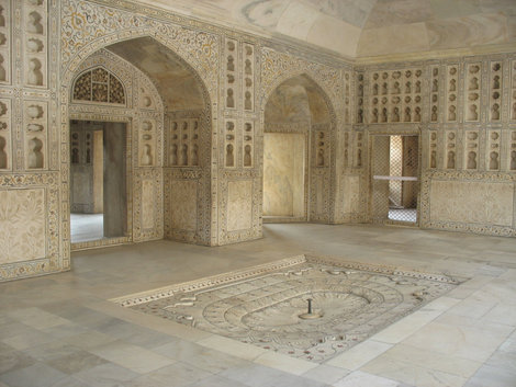 Агра. Частная мечеть Шах-Джахана —  Mina Masjid, называемая ещё Shah Burj. Индия