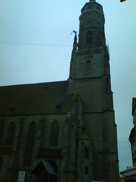 Собор в городе Нордлинген. Нёрдлинген, Германия