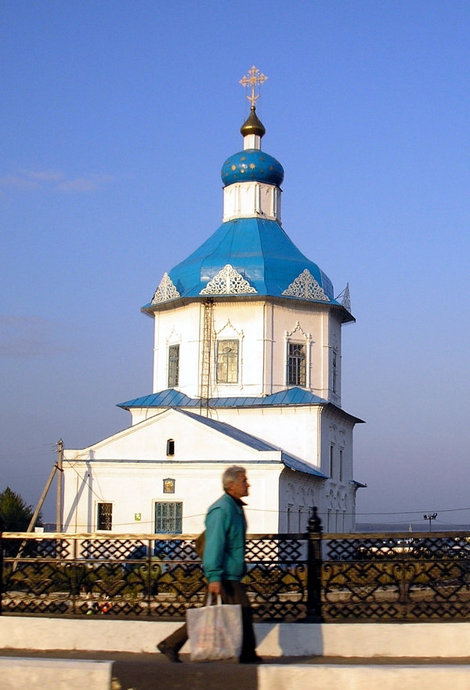 Церковь Успения Пресвятой Богородицы. Дата постройки — не позднее 1763 года. Чебоксары, Россия