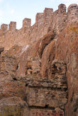 Крепостная стена, вид из крепости