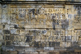 Барельеф на стене храма