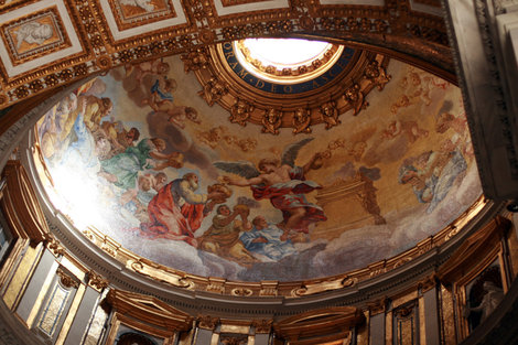 роспись купола в Соборе Святого Петра Ватикан (столица), Ватикан