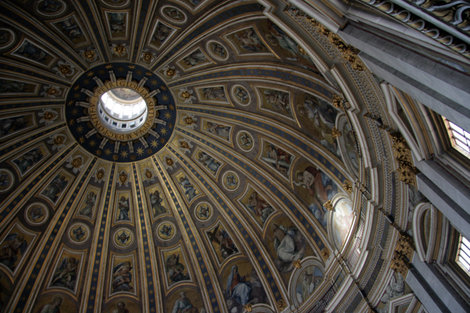 фрагмент купола Собора Святого Петра Ватикан (столица), Ватикан