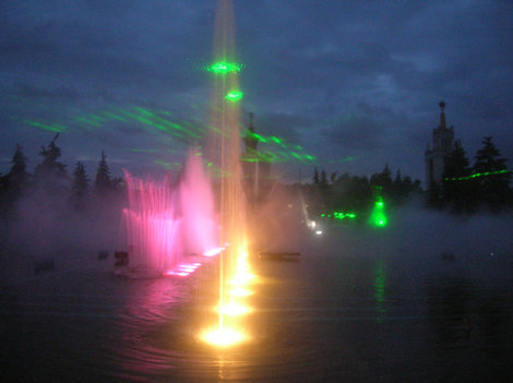 Вот фонтаны и заплясали Москва, Россия