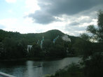 Вид на лавру с моста через Северский Донец