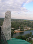 Вид с меловой скалы на Североский Донец и город