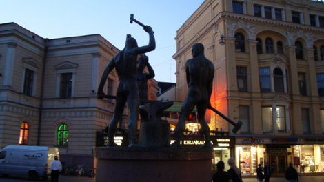 Три кузнеца. Хельсинки, Финляндия