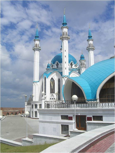 Вид на мечеть Кул-Шариф Казань, Россия
