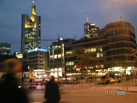 Центр города Франкфурт-на-Майне, Германия
