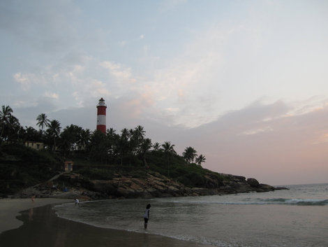 Ковалам. Пляж с маяком (Lighthouse Beach) Ковалам, Индия