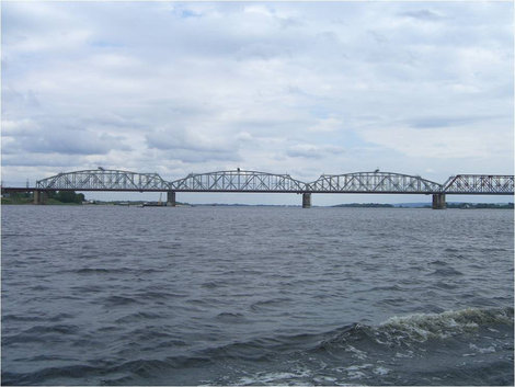 Под этим мостом мы проплывали дважды Татарстан, Россия