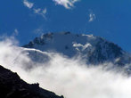 Вид на г.Джимарайхох (4788м.) с Майлинского плато