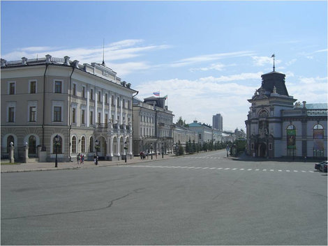 На выходе из Казанского Кремля Казань, Россия
