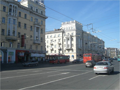 Одна из улиц города Казань, Россия