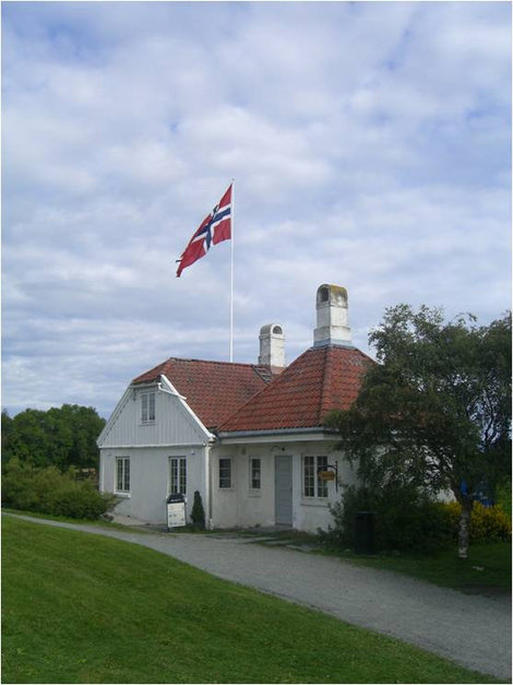 Флаг поднят Тронхейм, Норвегия